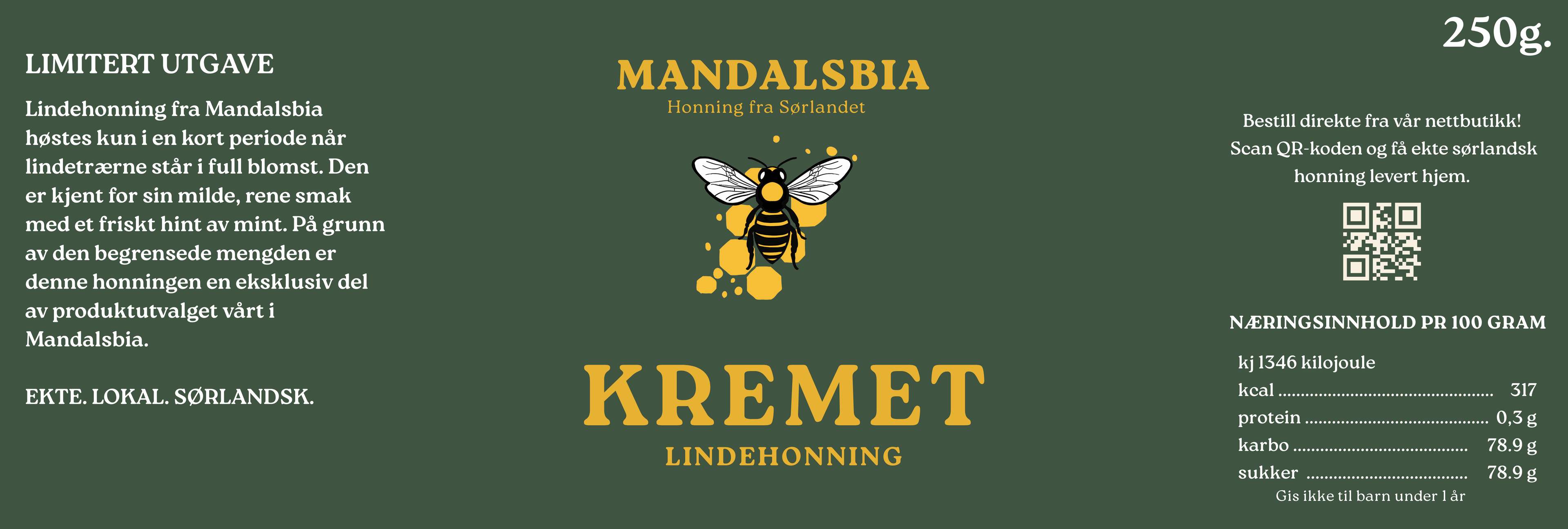 Kremet Lindehonning 250g
