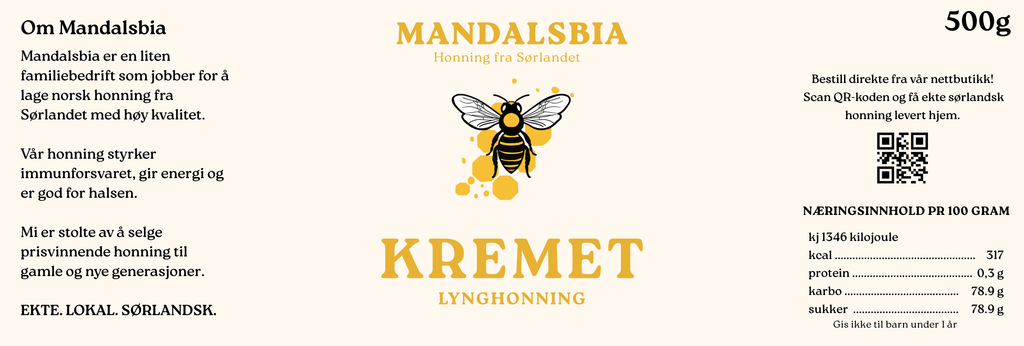 Kremet Honning 250g