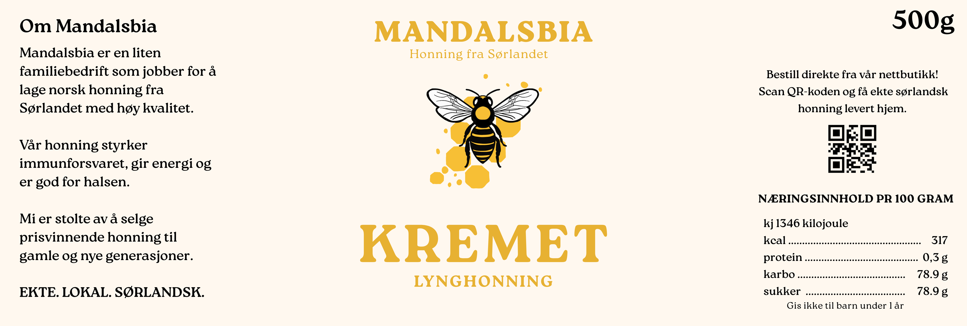 Kremet Honning 250g