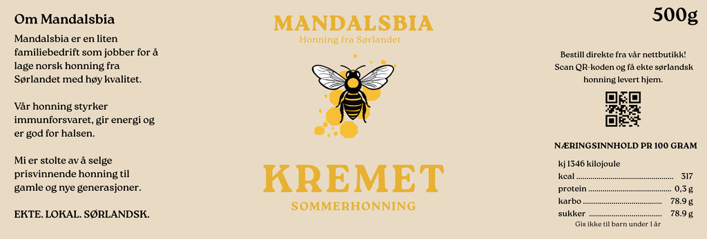 Kremet Honning 250g
