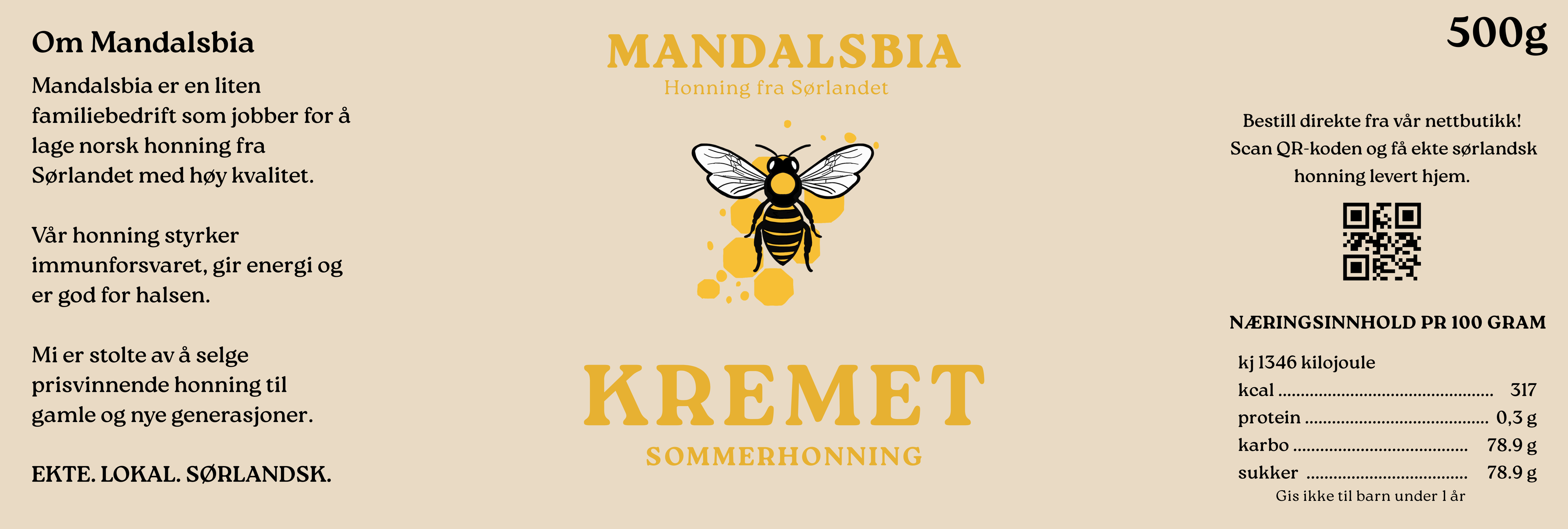 Kremet Honning 250g