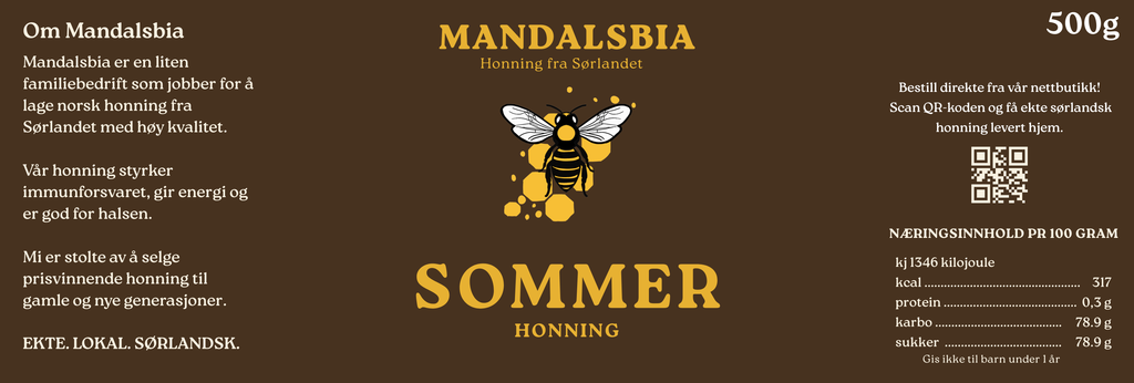 Sommerhonning 500g